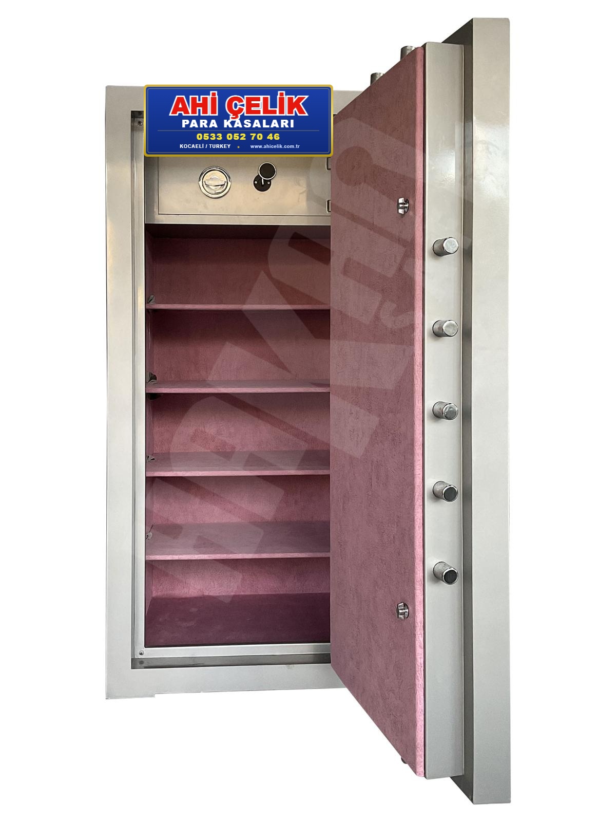 Kadife iç kaplamalı boy kasa