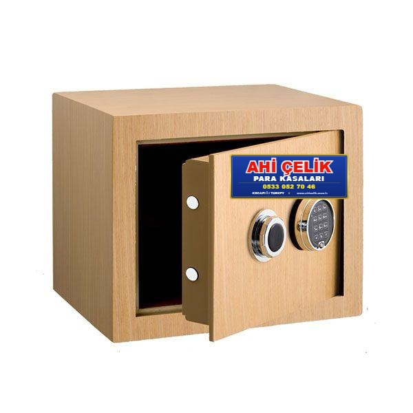 Ahşap kaplama masaüstü ofis kasası