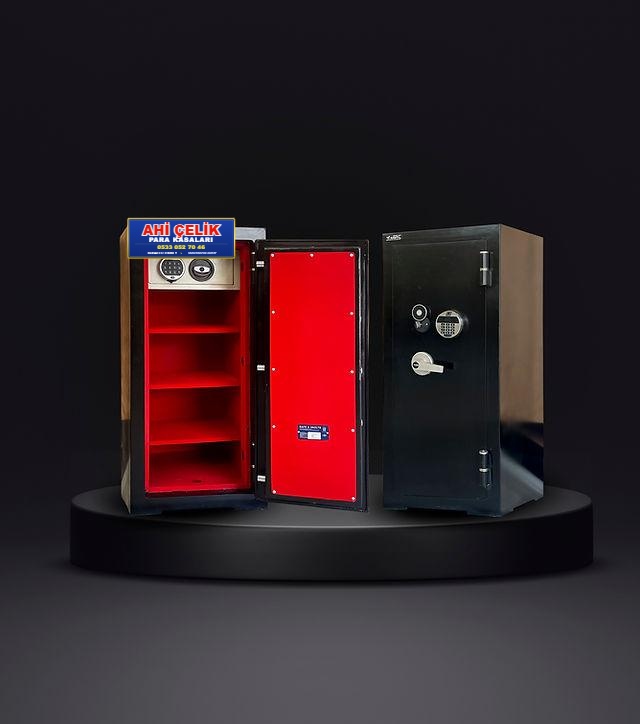 Kırmızı iç özel tasarım ikili kasa seti